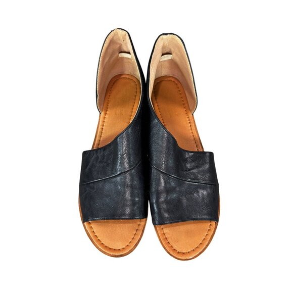 Catherine Malandrino Womens Black Open Toe Sandals Size 9 - Picture 6 of 9